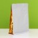 Package eight-shirt, flat bottom, white-gold, 20 x 13 x 7cm set 50pcs