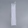Lightning "Spiral", No. 5, detachable, automatic lock, 40 cm, white/lilac color