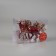 Jewelry decoration "Horse Fears" (set 2 pcs) 11x15.5 cm, red