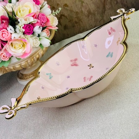 Oval dish lenardi "butterflies", length 48 cm
