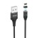 Hoco U76, USB cable - Lightning, 2.4 A, 1.2 m, magnetic, black