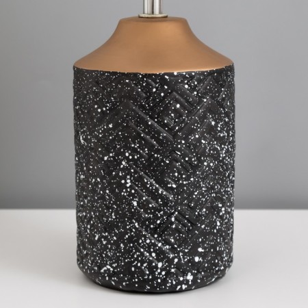 Table lamp "KIAO" 1x40W E14 black/gold 22x22x36cm-3