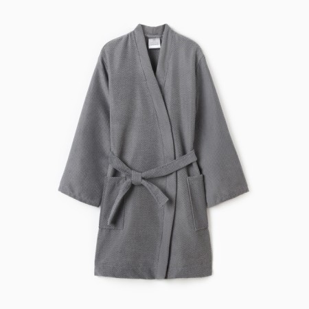 Women's bathrobe, col. Gray, rr 50-52, 100% polyester, 300 g/m2-6