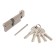 Cylinder mechanism standard MAX, 80 mm (35x45V), 5 keys, key/turntable, matte nickel 1024813