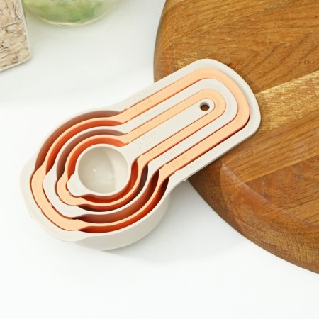 A set of measurements, 5pcs: 7.5; 15; 60; 85; 125 ml, beige color