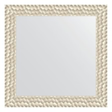 Mirror in the baguette frame, pearly dunes 89 mm, 81x81 cm