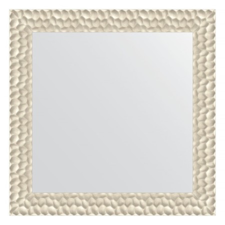 Mirror in the baguette frame, pearly dunes 89 mm, 81x81 cm