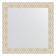 Mirror in the baguette frame, pearly dunes 89 mm, 81x81 cm