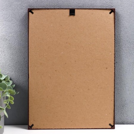 Photo frame plastic L-4 21x30 cm walnut (plastic screen)-2