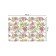 Set of napkins for setting the table "sea of ​​flowers", rectangular, rounded edges, size 30x46 cm, 4 pcs
