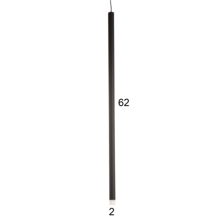 Lumber "Lucas Soft" LED 5W 4000K black 2x2x60-160cm-5