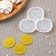 Silicone Mold for candy and chocolate "Pumpkin", 11 × 8.5 cm, pumpkin 5 × 4 cm, transparent color