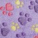 Animal blanket "With Love", 60 x 40 cm, lilac
