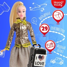 Carbonnic model “Alice in New York” with accessories, a series around the world