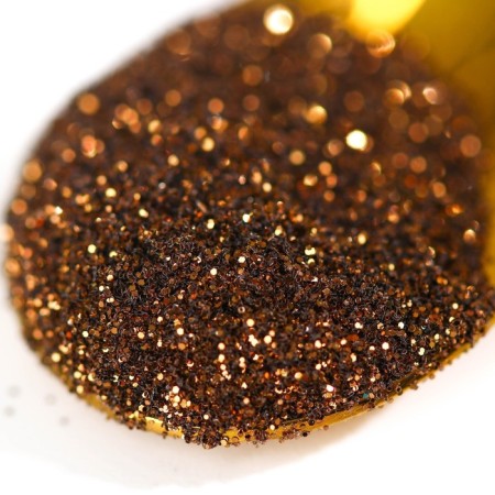 Large food sparkles of bronze fraction for cupcakes, cakes and drinks, 5 g.-3