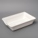 Deep toilet with a mesh of 36 x 25 x 9 cm, white