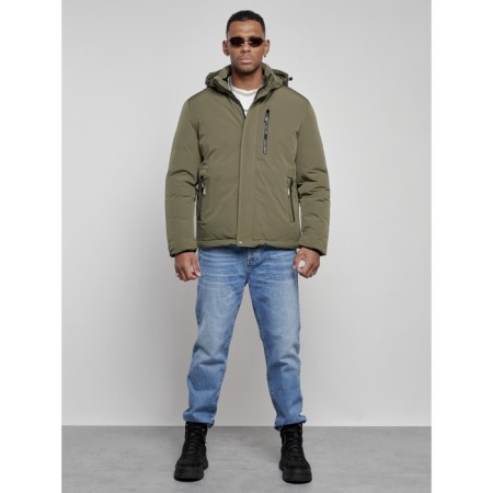 Sports male winter, size 68, khaki color