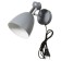 Sconces with a switch on the wire "Claudia" E27 40W gray 28x15x20cm