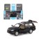 Metal machine lexus lx570 1:32, light, sound, doors and luggage, inertia, black color open
