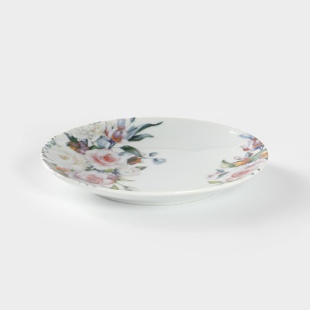 Porcelain plate "Verona", d = 17.5 cm, white-1