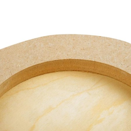 Tablet Round Wooden Plywood D-25 x 2 cm, pine, calligrata-2