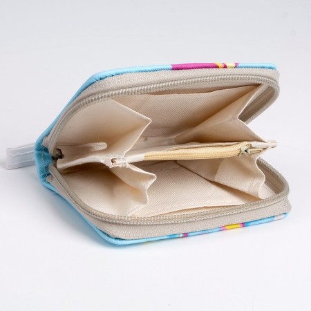 Kids children's wallet, 2 lightning departments, Mix color-3