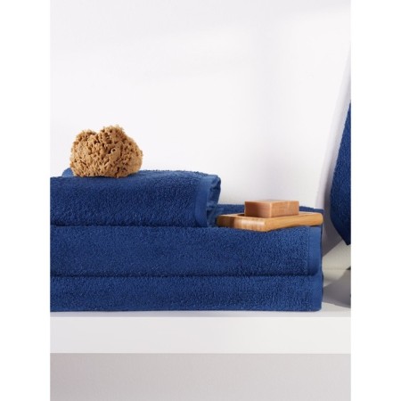 Tainted towel Limogen, size 40x70 cm, blue color-6