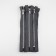 Metal zipper, No. 5, non -proceeding, automatic lock, 18 cm, gray/nickel color, price for 1 piece