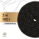 Racking for rhythmic gymnastics weighted Grace Dance, 3 m, black color