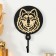 Decorative tree "Wolf" hook black, mirror 4.3x11.8x20 cm