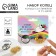 Rainbow Relax ring, 2 pcs, 6 x 6 cm