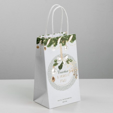 Package gift craft "Dreams", 12 x 21 x 9 cm, New Year-1