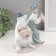 Souvenir Ceramics "Clown with Bear" 10.5x15x18.5 cm
