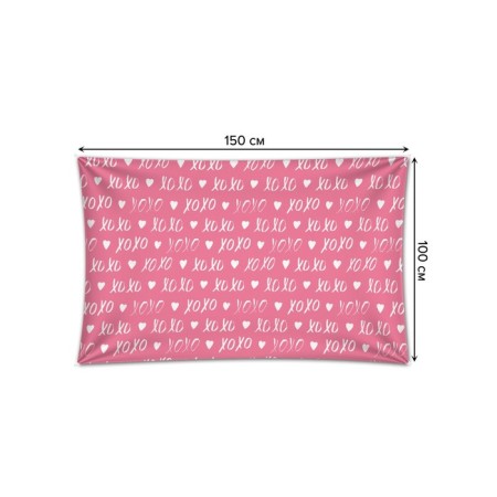 Decorative panel with photo printing "Watch Love", horizontal, size 100x150 cm-1