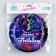 Paper plate "Happy Birthday", serpentine, set of 6 pcs.