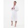 Male bathrobe with a shack, size 52-54, white color