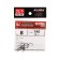 Hooks Kujira Universal 190, color BN, No. 8, 10 pcs.
