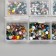 Decor for creativity Glass "Rhound. Multi-colored" d = 2-4.8 mm nr 1188 pcs 6x8x1.5 cm