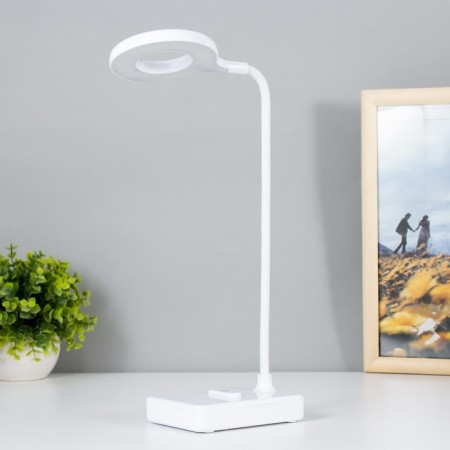 Table lamp touch lamp "Lody" LED 4W USB AKB White 9x12x45 cm Risalux