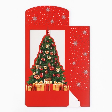 Folding box "Luxurious holiday", 15 x 7 x 22 cm, new year-4