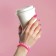 Silicone bracelet "All in the Father" feminine, pink color, 18 cm