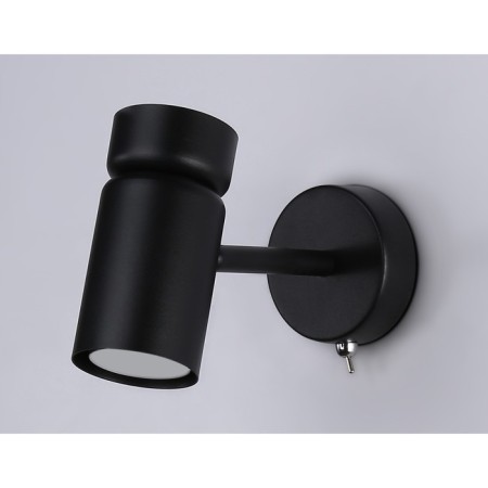 Wall lamp with a switch and a change of lamp Ambrella Light, Move, TA13184, GU10, Black Color Black-1