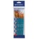 System of brushes synthetics 10 pieces, Brauberg, round; oval; flat; Liners