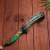 Wooden souvenir "Butterfly knife" multi -colored