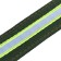 Four -layer reflective collar with a swivel 65 x 4 cm, green