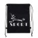 A bag for shoes 420 x 340 mm, Calligrata Sport, (soft polyester, density 210d), black mix
