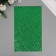 Liszt for creativity claims. Kozh "Large sparkles" Green sheet 33x20 cm thick 0.84 mm