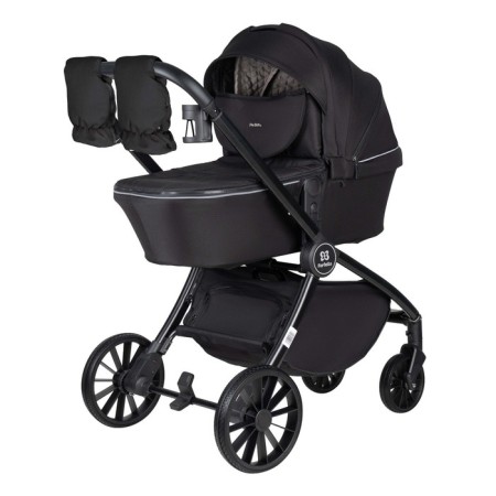 Stroller 3 in 1 Farfello Baby Shell BBS-001, Black Color-10