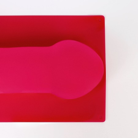Silicone form for baking XXL, 28 cm, pink color 18+-3