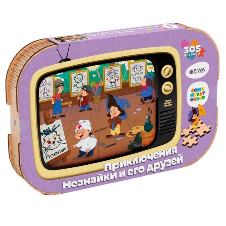 Puzzle-headed 3D “Adventures of Dunno and his friends”, 40 × 29 cm-5